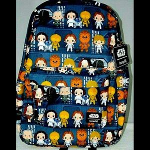 Loungefly Star Wars Chibi Backpack Full Size (not a mini)